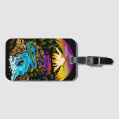 Étiquette À Bagage Scène extérieure (Devant Horizontal)