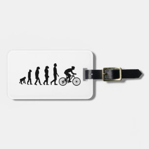 Étiquette À Bagage Schéma de l'évolution humaine du cyclisme moderne