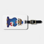 Étiquette À Bagage Scholar Scholar Bird (Devant horizontal)