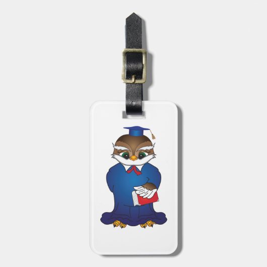 Étiquette À Bagage Scholar Scholar Bird (Devant Vertical)