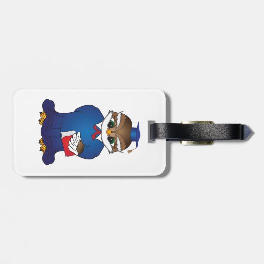 Étiquette À Bagage Scholar Scholar Bird (Dos horizontal)