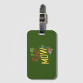 Étiquette À Bagage Sciage de pelouse - L'herbe appelle (Devant Vertical)