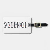 Étiquette À Bagage Science (Devant horizontal)