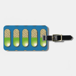 Étiquette À Bagage Science des motifs de capsule