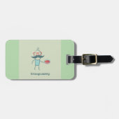 Étiquette À Bagage Scientifique en bioingénierie (Devant horizontal)