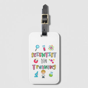 Étiquette À Bagage Scientifique en formation pour jeunes scientifique