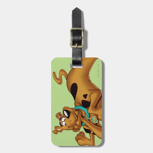 Étiquette À Bagage Scooby Doo Allongé (Devant Vertical)