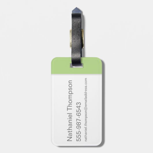 Étiquette À Bagage Scooby Doo Allongé (Dos Vertical)