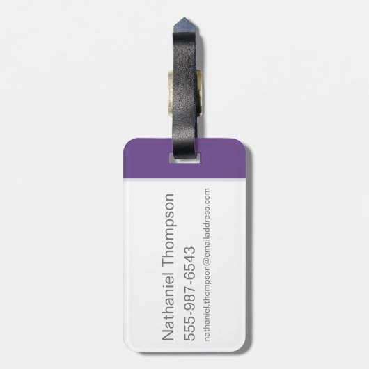 Étiquette À Bagage Scooby-Doo and the Gang "Haunted House" (Dos Vertical)