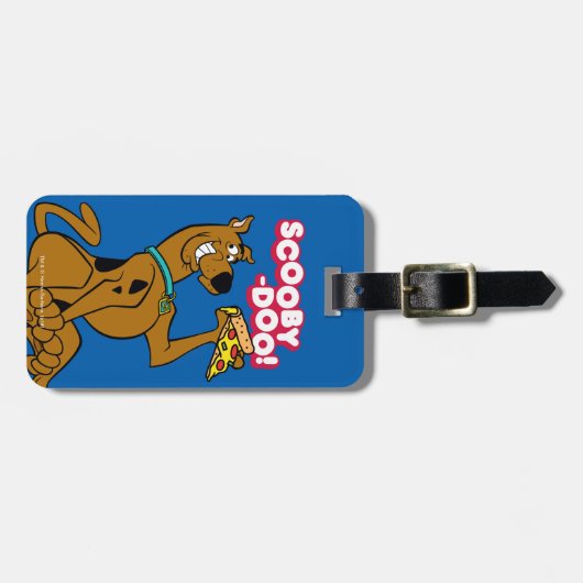 Étiquette À Bagage Scooby Doo Avec Pizza Slice (Devant horizontal)