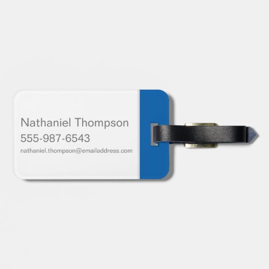 Étiquette À Bagage Scooby Doo Avec Pizza Slice (Dos horizontal)