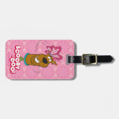 Étiquette À Bagage Scooby-Doo Bisous de papillon (Devant horizontal)