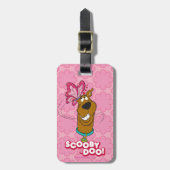 Étiquette À Bagage Scooby-Doo Bisous de papillon (Devant Vertical)