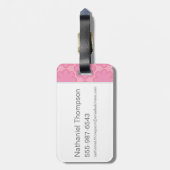 Étiquette À Bagage Scooby-Doo Bisous de papillon (Dos Vertical)