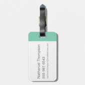 Étiquette À Bagage Scooby Doo Chiot Yeux (Dos Vertical)