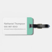 Étiquette À Bagage Scooby Doo Chiot Yeux (Dos horizontal)