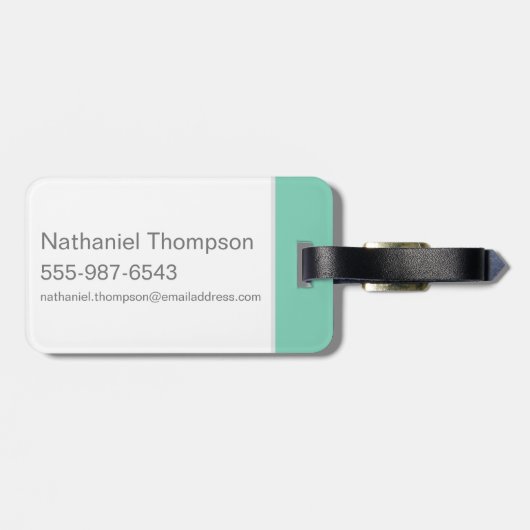 Étiquette À Bagage Scooby Doo Chiot Yeux (Dos horizontal)