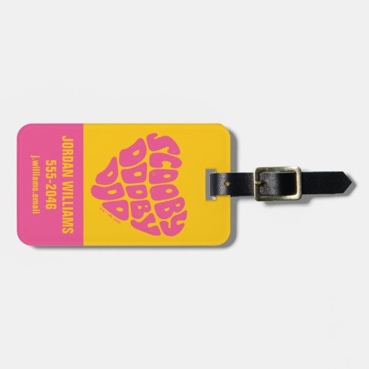 Étiquette À Bagage Scooby Doo Doo Heart (Devant horizontal)