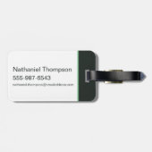 Étiquette À Bagage Scooby-Doo et le groupe Gang Meddling Kids Punk (Dos horizontal)