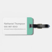 Étiquette À Bagage Scooby-Doo et Shaggy Halloween Fright (Dos horizontal)