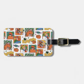 Étiquette À Bagage Scooby-Doo Halloween Photos Pattern (Devant horizontal)
