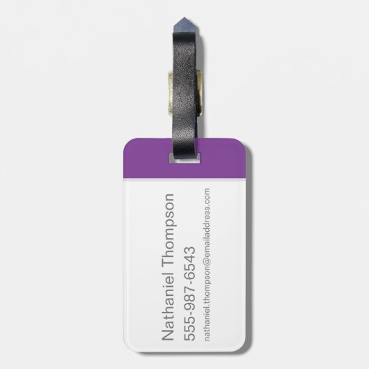 Étiquette À Bagage Scooby-Doo "La vie est douce" (Dos Vertical)