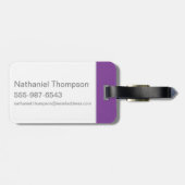 Étiquette À Bagage Scooby-Doo "La vie est douce" (Dos horizontal)