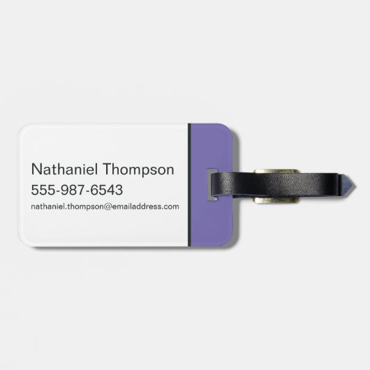 Étiquette À Bagage Scooby-Doo ! Logo Monster Silhouette (Dos horizontal)