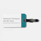 Étiquette À Bagage Scooby-Doo "Ne pas haïr, Féliciter" Graphique (Dos horizontal)