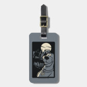 Étiquette À Bagage Scooby-Doo Noir Haunted Mansion Graphisme (Devant Vertical)