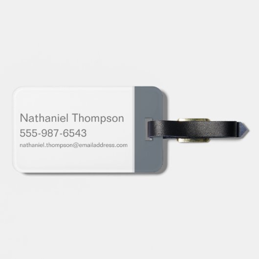 Étiquette À Bagage Scooby-Doo Noir Haunted Mansion Graphisme (Dos horizontal)