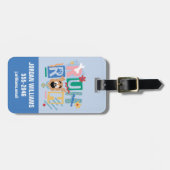 Étiquette À Bagage Scooby-Doo | Ruh Roh Baby Scooby-Doo (Devant horizontal)