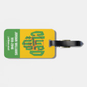 Étiquette À Bagage Scooby-Doo | Velma Cluted Up (Dos horizontal)