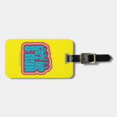 Étiquette À Bagage Scooby et le graphique "Get Up & Run" (Devant horizontal)