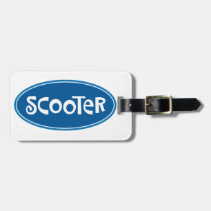 Étiquette À Bagage Scooter de surnom