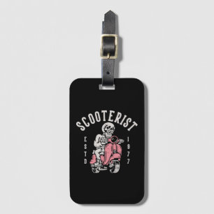 Étiquette À Bagage scooteriste votre slogan ici