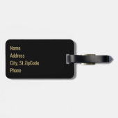 Étiquette À Bagage Scorpio - Horoscope Zodiaque - Scorpion (Dos horizontal)