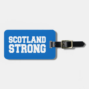 Étiquette À Bagage Scottish Referendum Scotland Independent sur Blue