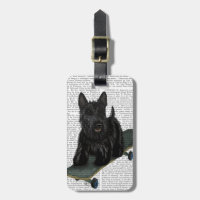 Scottish Terrier et Skateboard