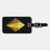 Étiquette À Bagage Scrapbooker Diamond "Jus Créatifs" (Devant horizontal)