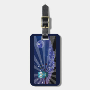 Étiquette À Bagage Scrapbookers "Owl Retire Toute La Nuit"