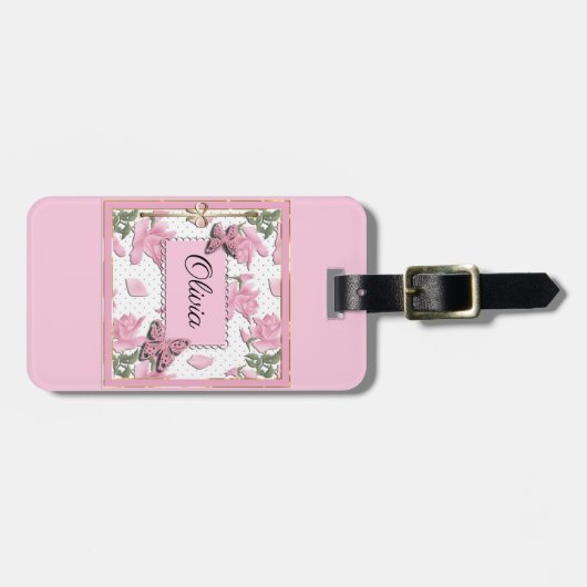 Étiquette À Bagage Scrapbooking (Devant horizontal)