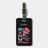 Étiquette À Bagage Scruter Life mignon Typographie du sud-ouest (Devant Vertical)