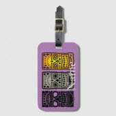 Étiquette À Bagage Sculptures Triple Tiki Thunder_Cove (Devant Vertical)