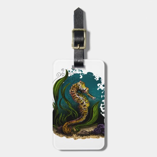 Étiquette À Bagage Seahorse (Devant Vertical)
