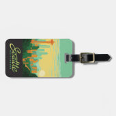 Étiquette À Bagage Seattle, WA (Devant horizontal)