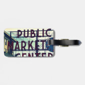 Étiquette À Bagage Seattles Pikes Place Market (Dos horizontal)