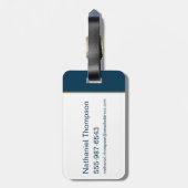 Étiquette À Bagage Seinfeld | Graphique de typographie "Ces Pretzels" (Dos Vertical)