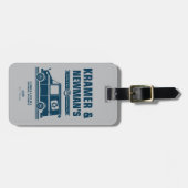 Étiquette À Bagage Seinfeld | Kramer & Newman's Recycling Co. (Devant horizontal)