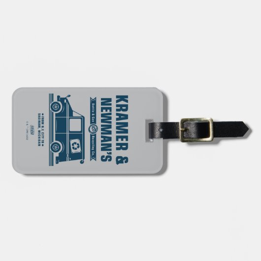 Étiquette À Bagage Seinfeld | Kramer & Newman's Recycling Co. (Devant horizontal)